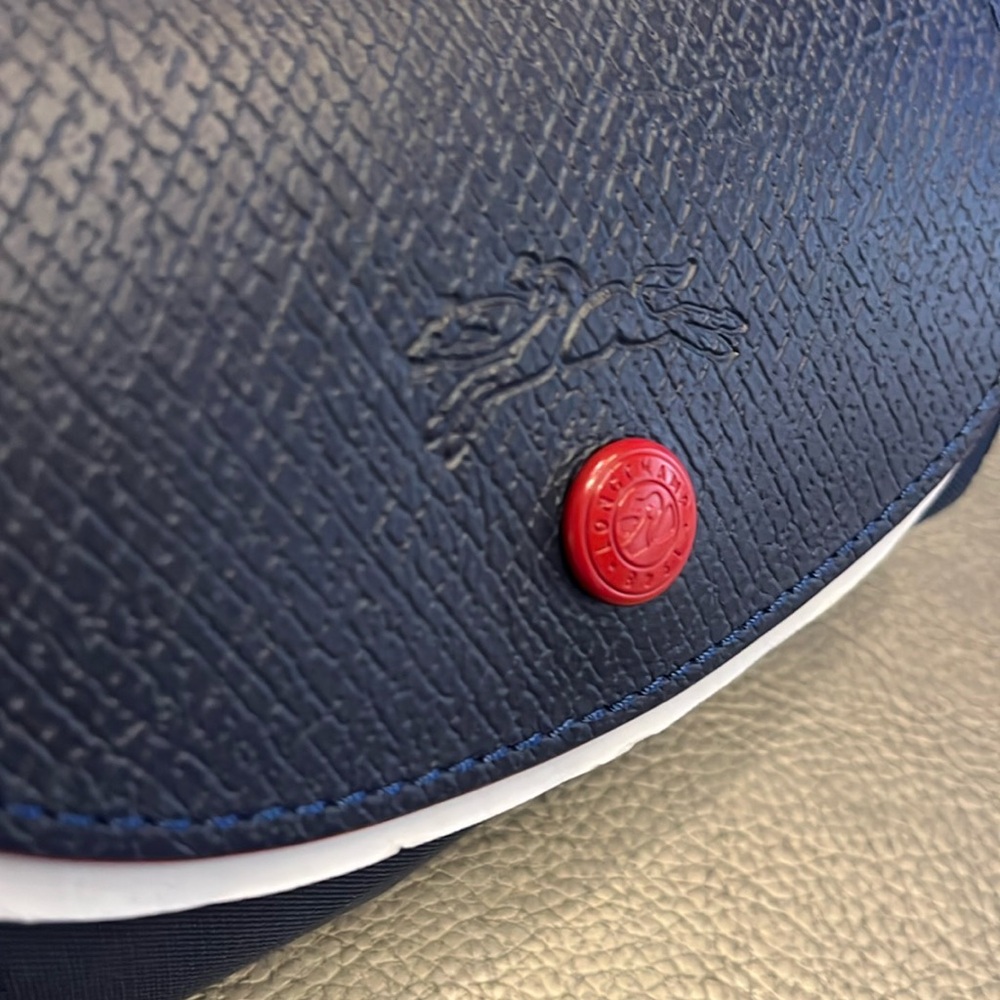NWT Longchamp Le Pliage Club mini backpack Navy - Picture 5 of 12